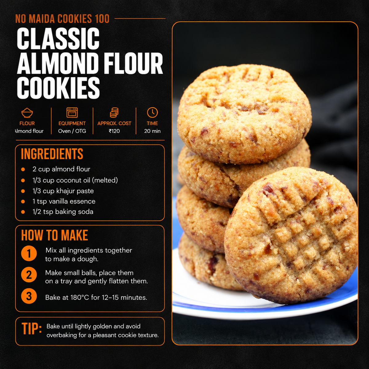 NO MAIDA COOKIES 100